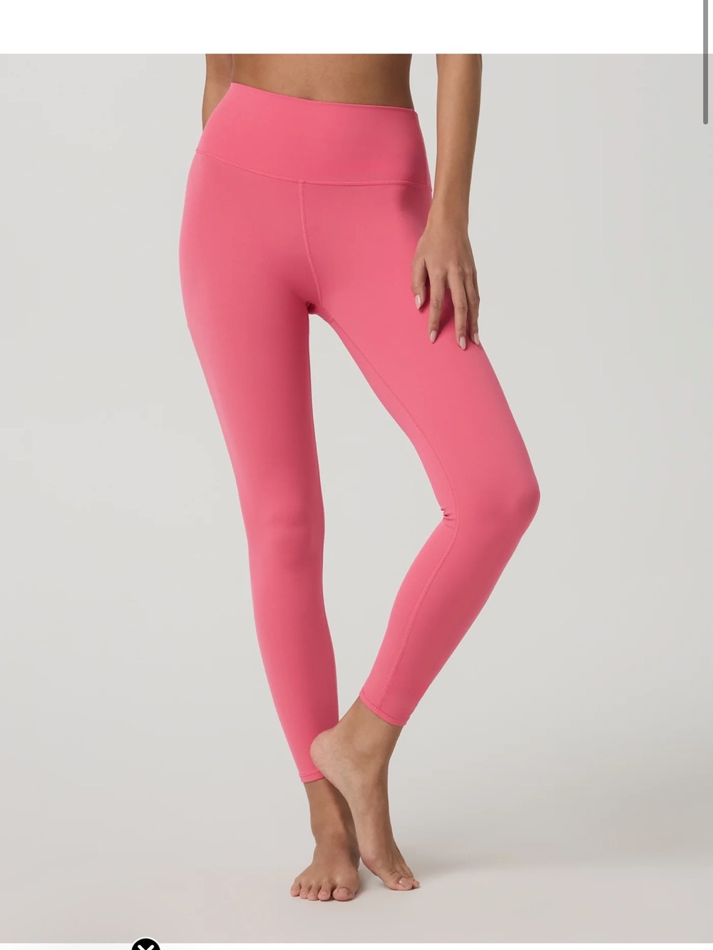 Vuori All the Feels Sunset Pink High-Waist Pink Active   $110 retail m